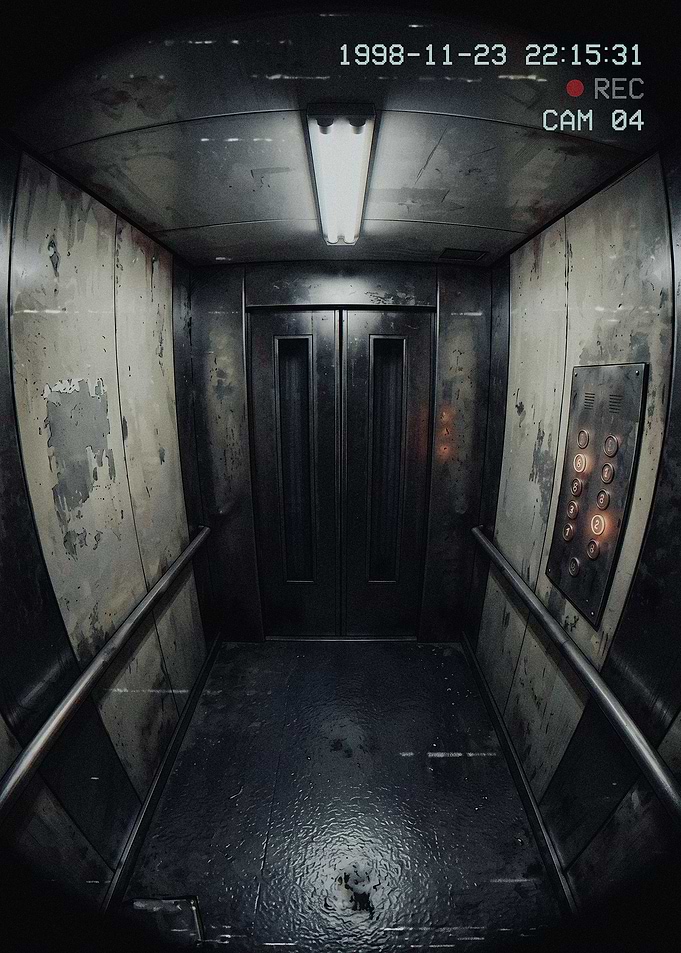 CCTV Footage of Abandoned Elevator
