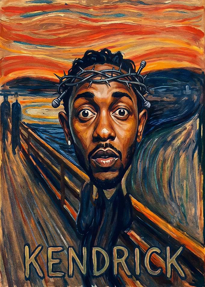 Kendrick Lamar The Scream Parody Art