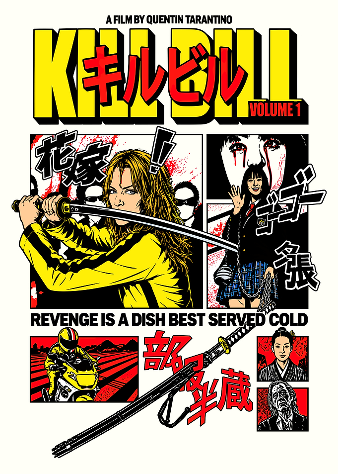 Kill Bill Volume 1 Comic Poster