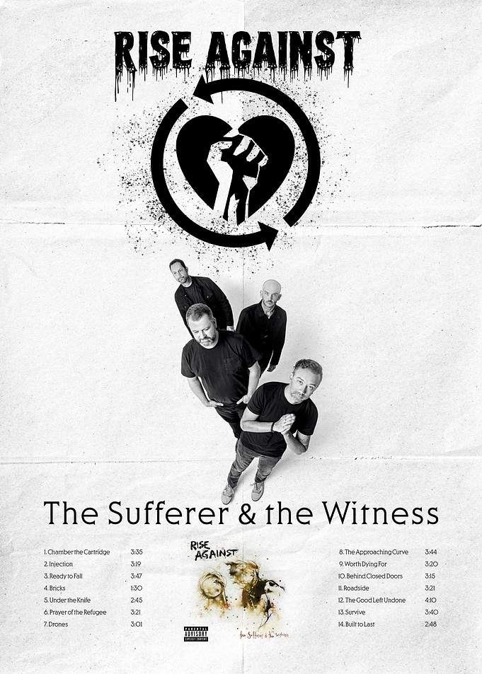 Rise Against The Sufferer & The Witness Poster