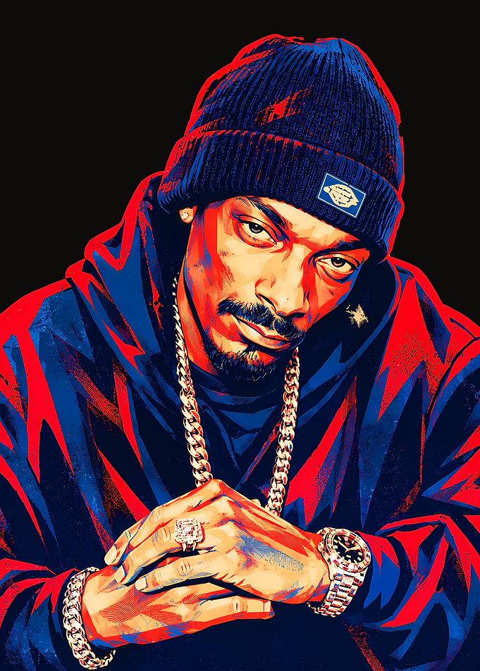 Snoop Dogg Pop Art Portrait