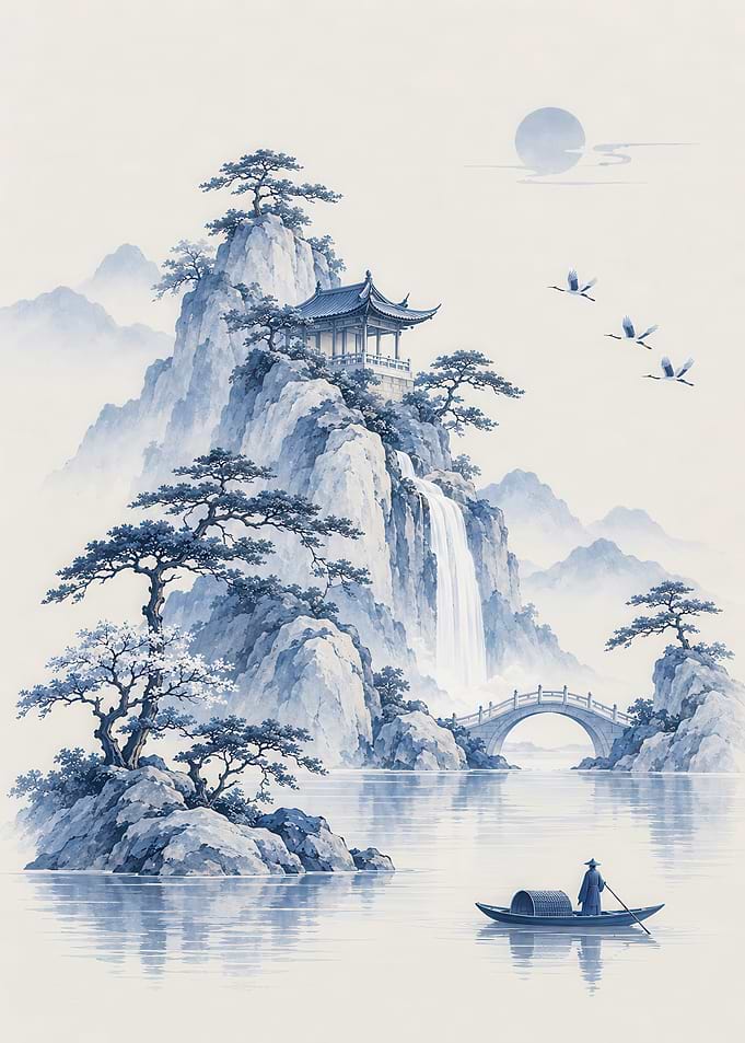 Traditional Chinese Landscape Painting