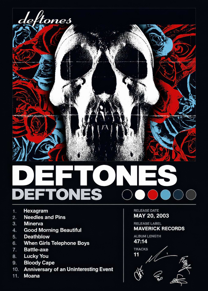 Deftones Album Poster