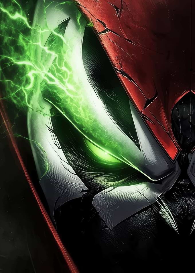 Spawn Comic Book Character Close-up