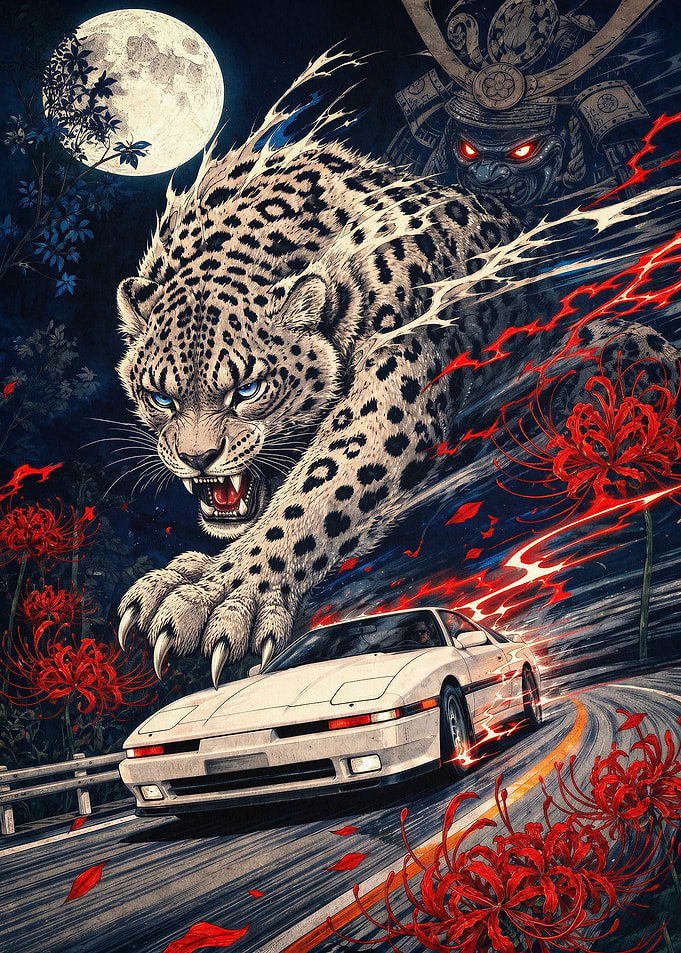 Leopard JDM Samurai Dark Art