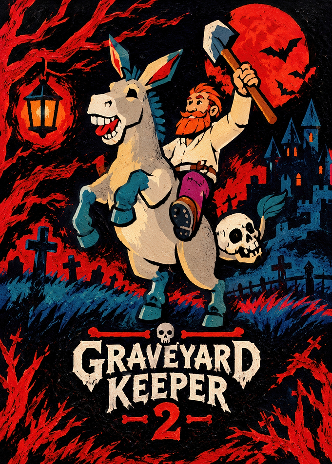 Graveyard Keeper 2 Poster Illustration