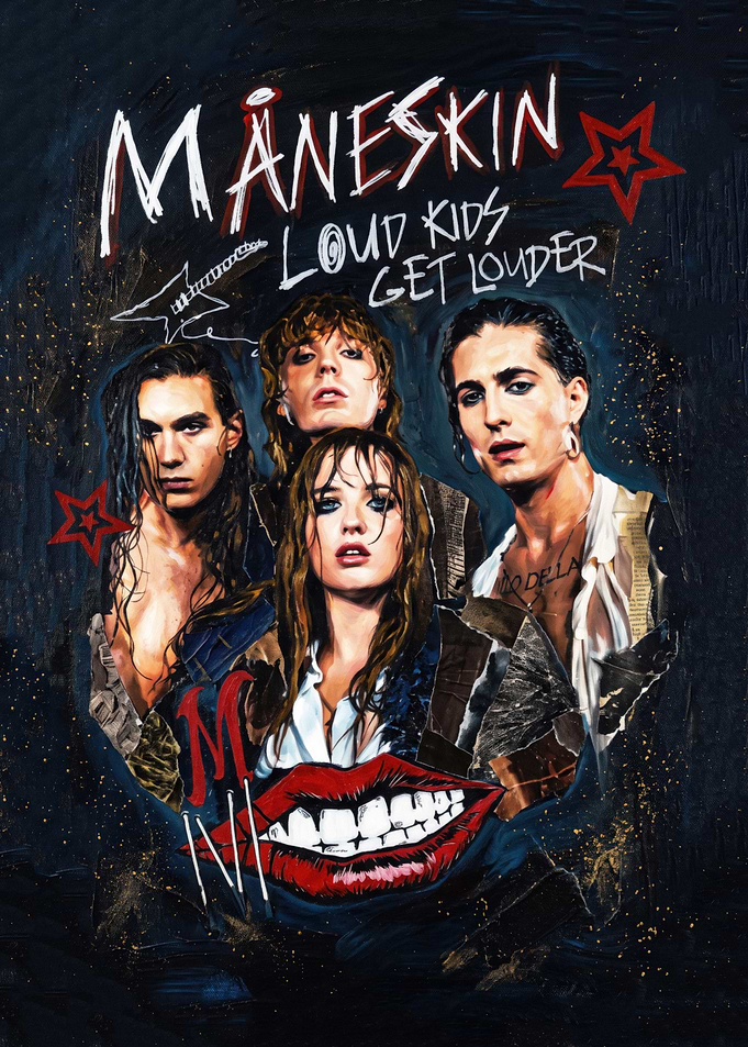 Måneskin Loud Kids Get Louder Poster