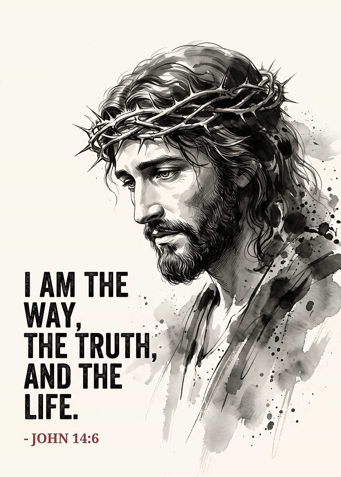 Jesus Christ Crown of Thorns Portrait
