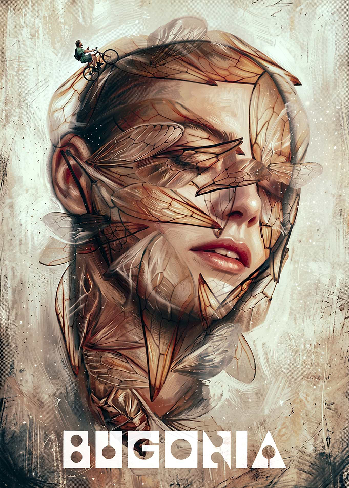 Bugonia Surreal Portrait Poster
