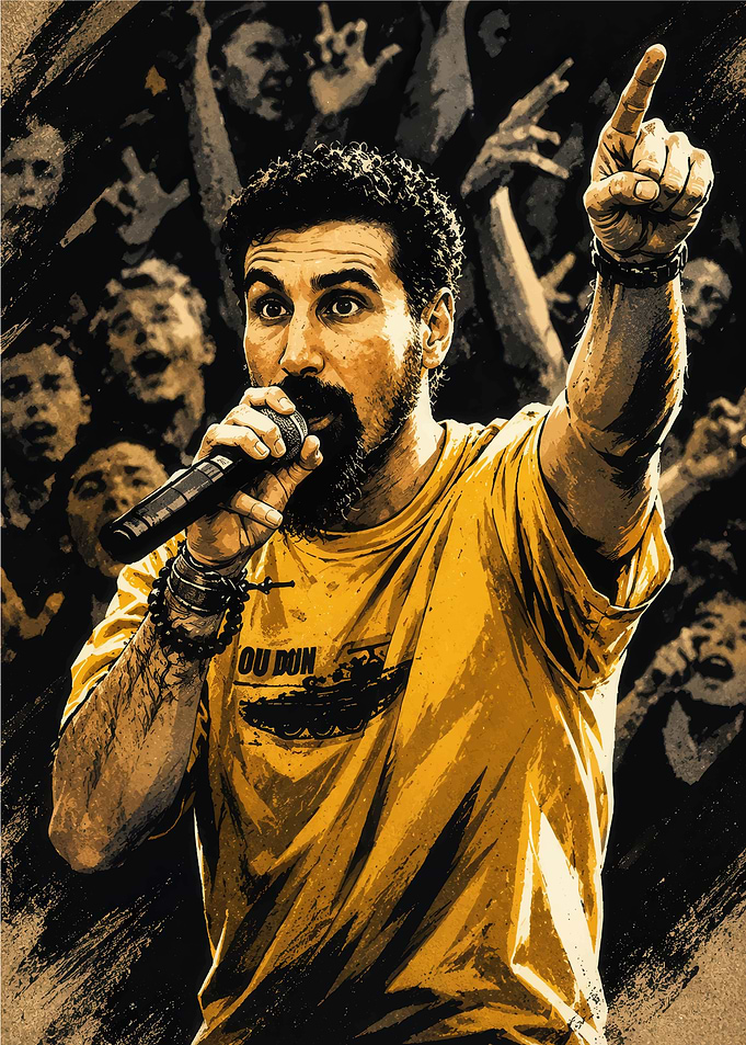 Serj Tankian Concert Performance Art