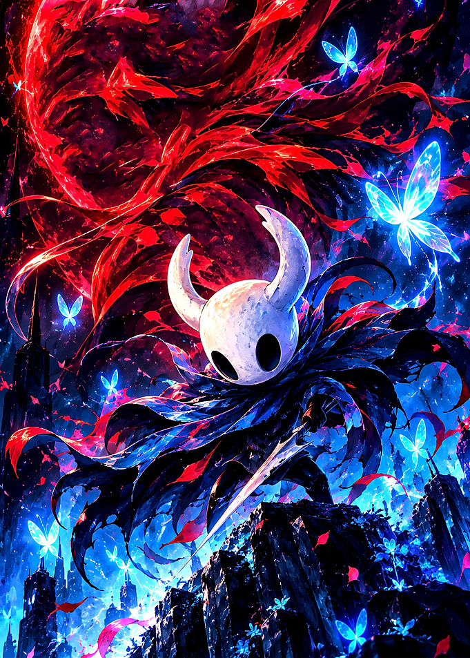 Hollow Knight Digital Art Illustration
