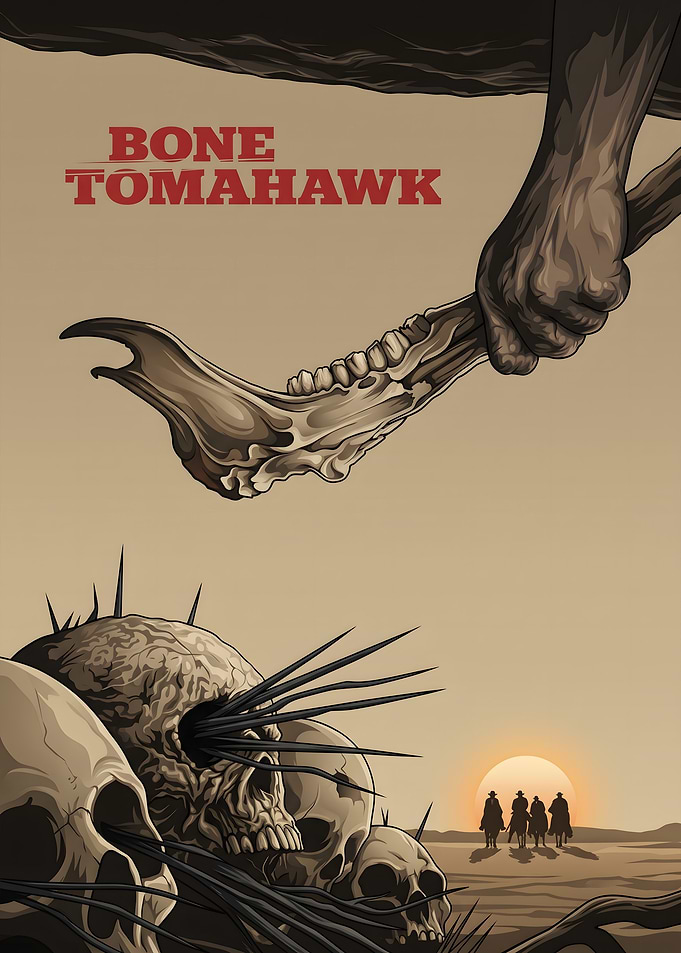 Bone Tomahawk Movie Poster Art