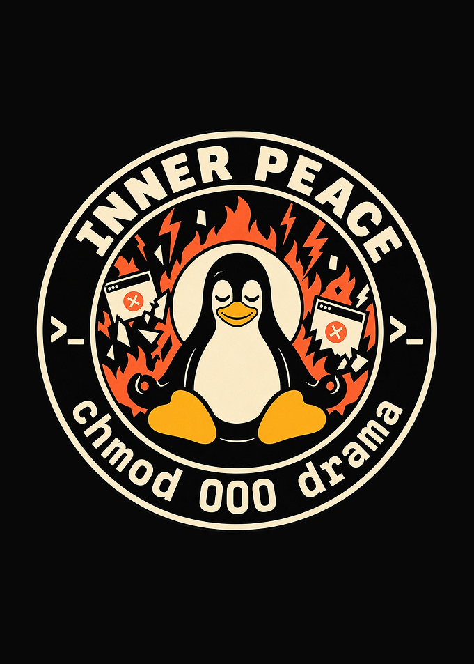 Linux Penguin Inner Peace Meme