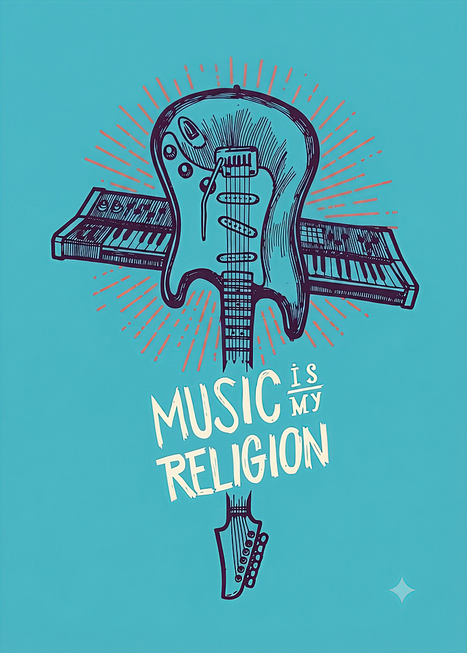 Music Is My Religion Poster