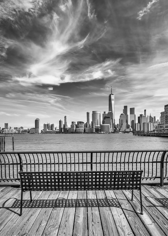 Lower Manhattan Skyline with Hudson River