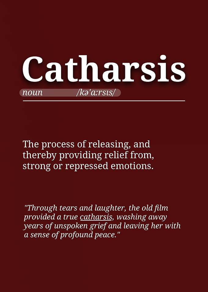 Definition of Catharsis Poster
