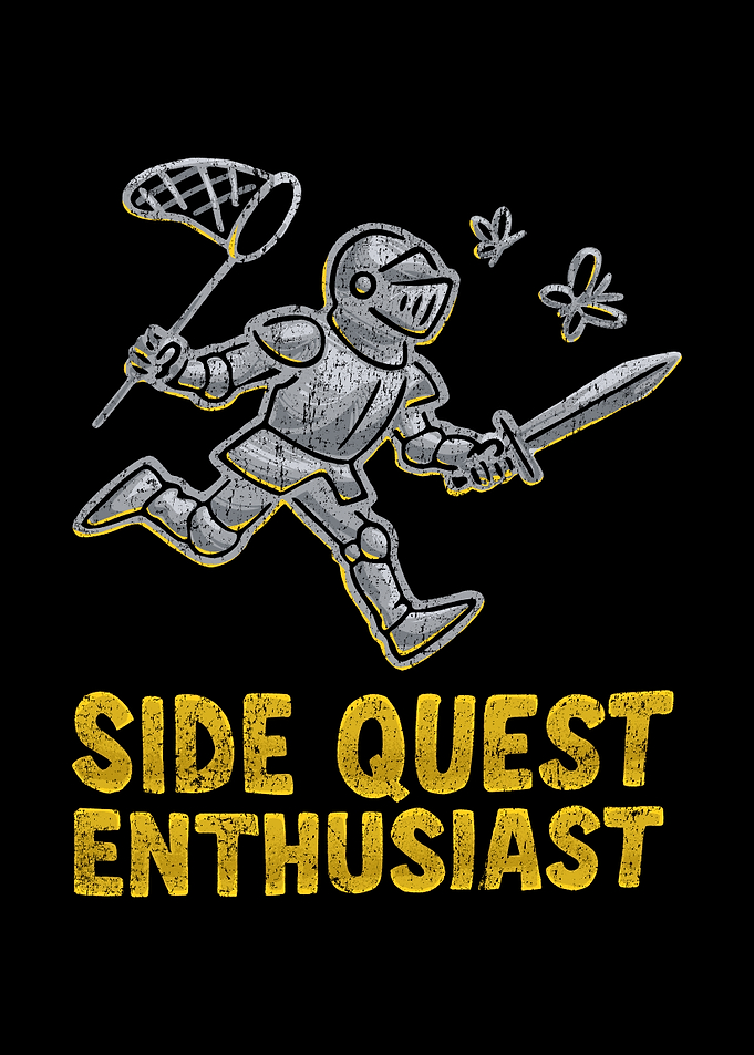 Side Quest Enthusiast Knight Graphic