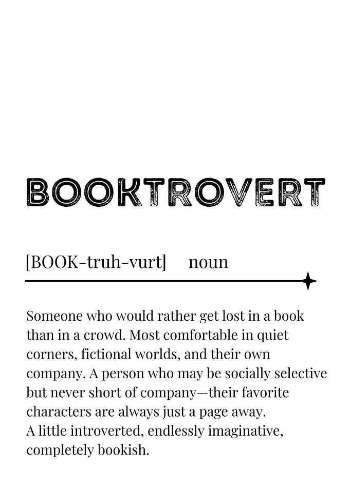 Booktrovert Definition