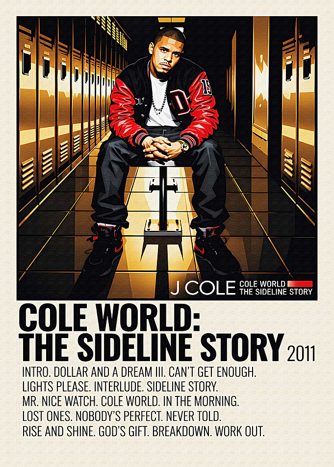 J. Cole Cole World Poster