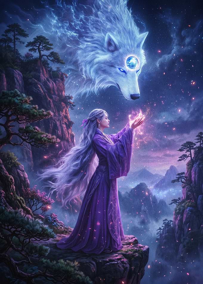 Spirit Wolf Fantasy Art