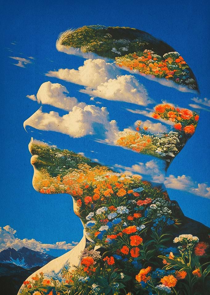 Surreal Mind Landscape Poster