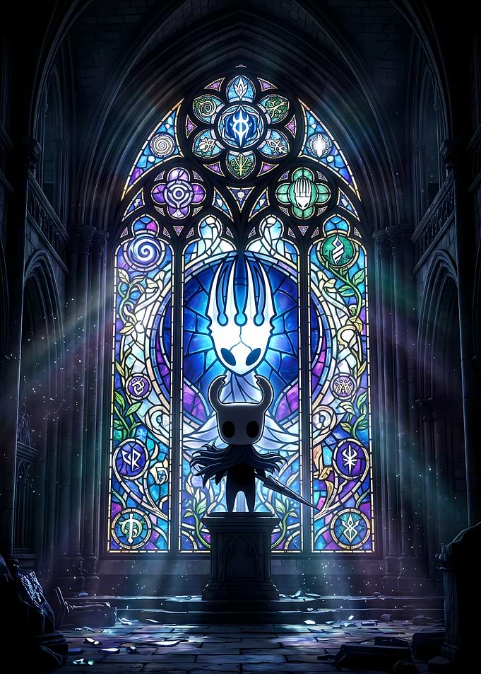 Hollow Knight Stained Glass Cathedral