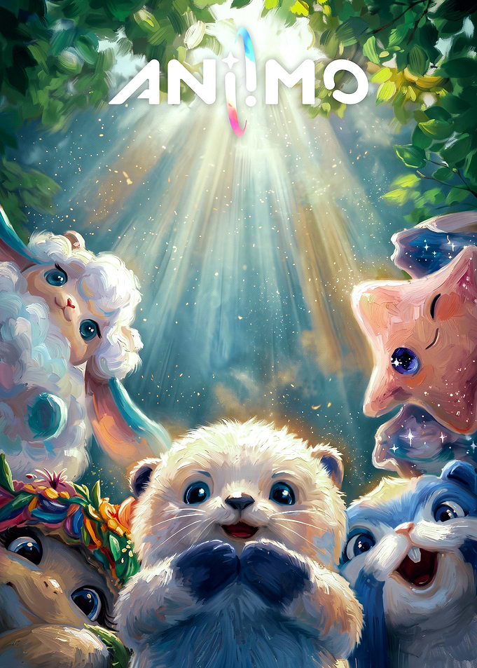 Aniimo Cute Animal Friends Poster