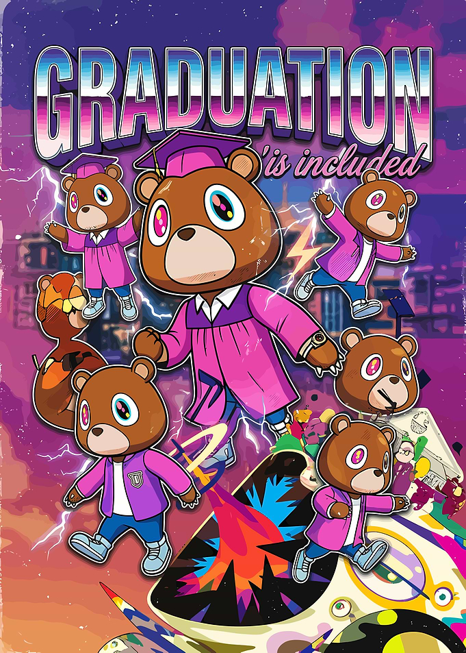 Kanye West Graduation Album Art Poster