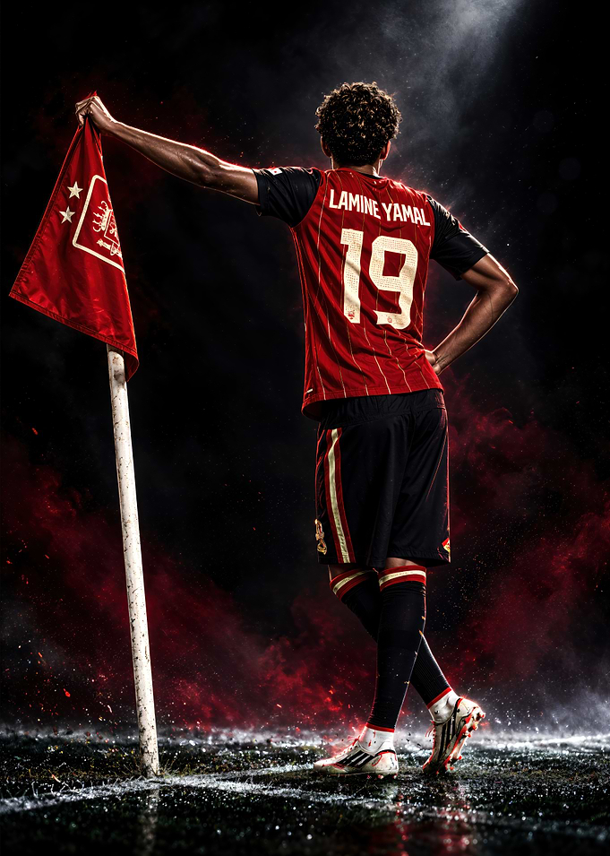 Lamine Yamal Soccer Player