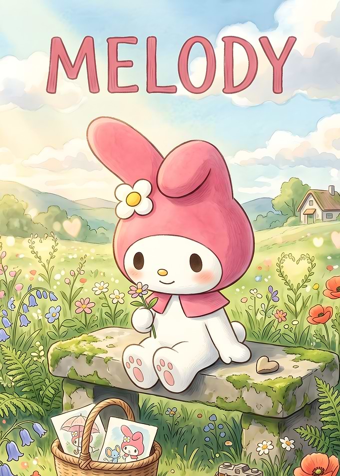 My Melody in a Flower Meadow