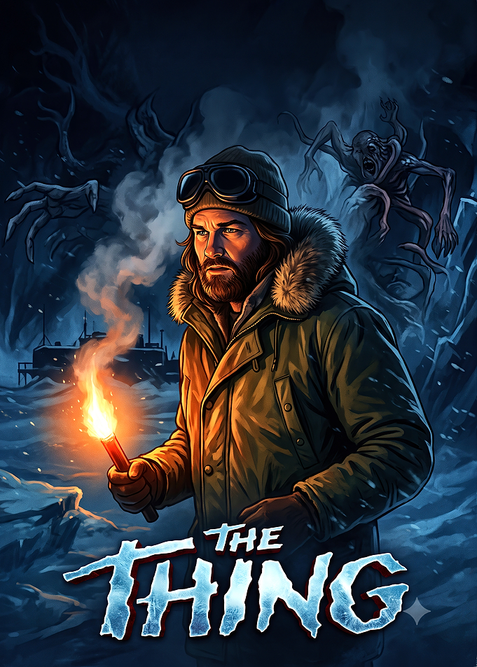 The Thing Movie Poster Art