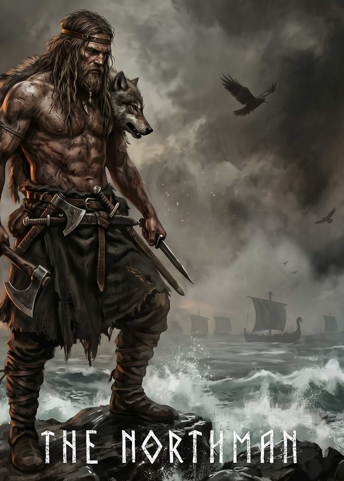 The Northman Viking Warrior Poster