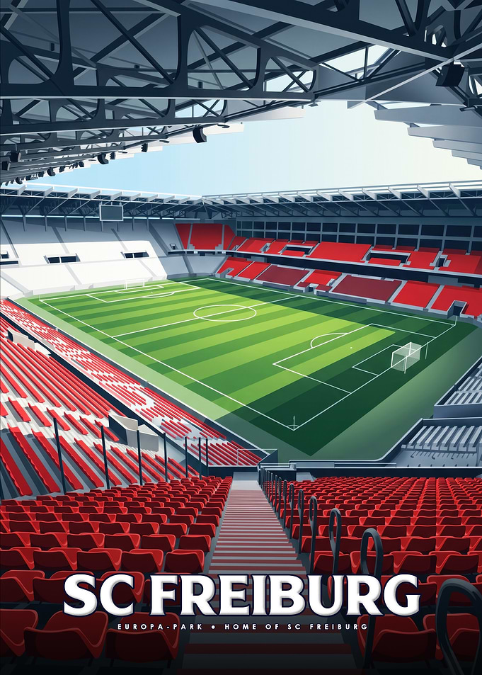 SC Freiburg Europa-Park Stadium Poster