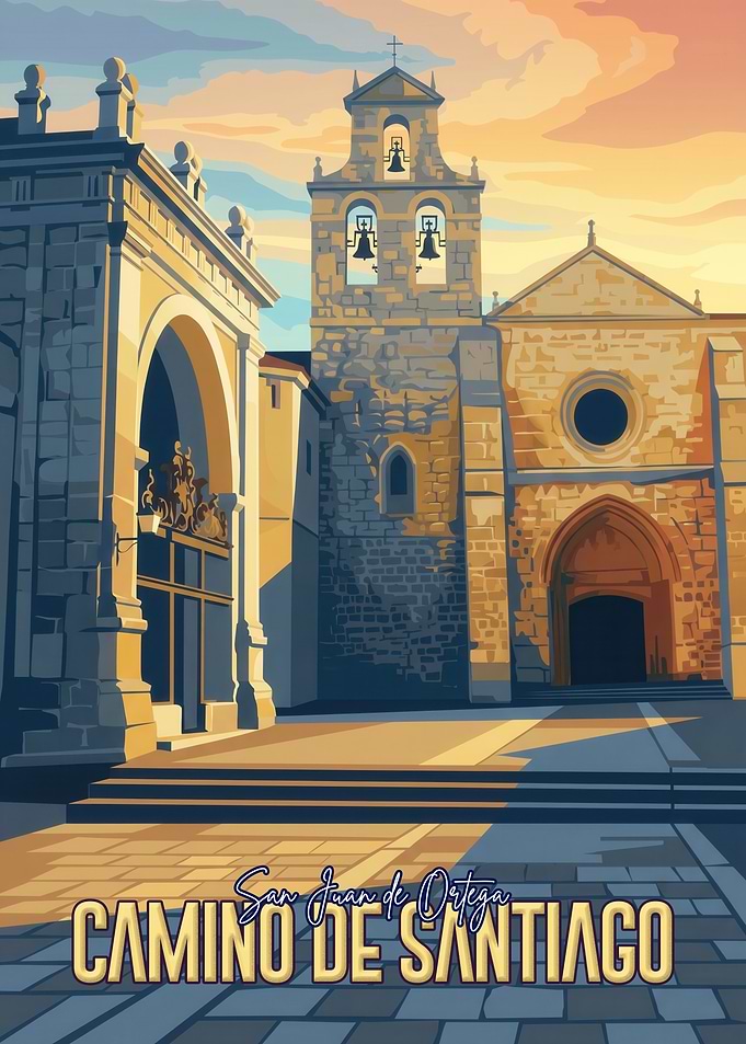 San Juan de Ortega Camino Poster