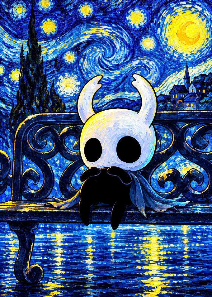 Hollow Knight Starry Night Mashup