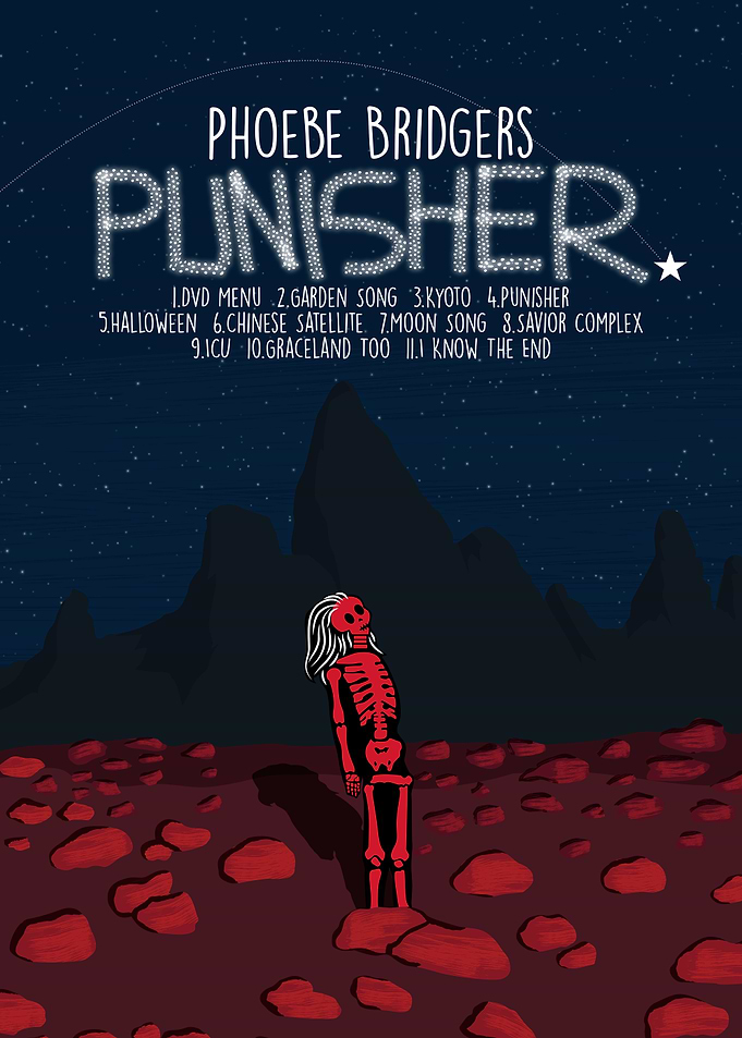 Phoebe Bridgers Punisher Album Art Poster