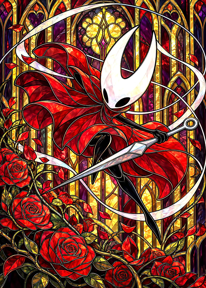 Hornet Stained Glass Art