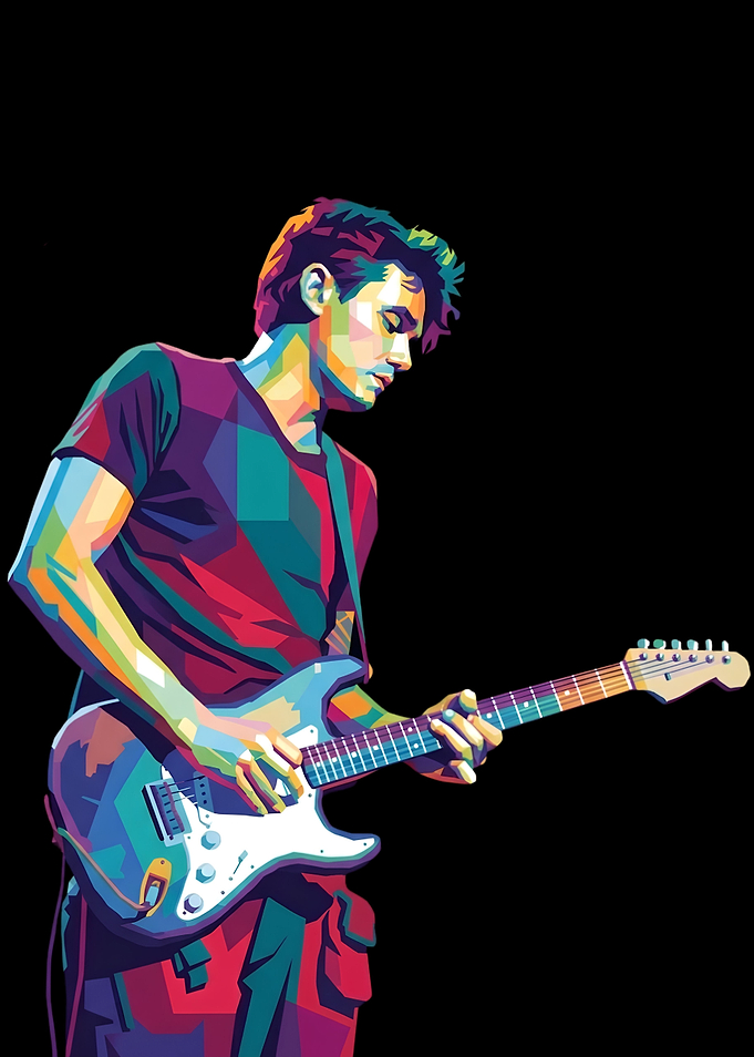 John Mayer Pop Art Guitarist Portrait
