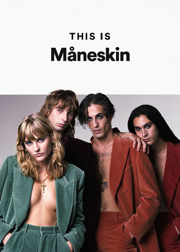 Måneskin Band Portrait