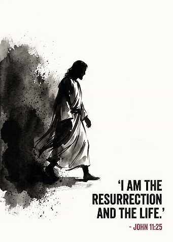 Jesus Christ Resurrection Quote Art