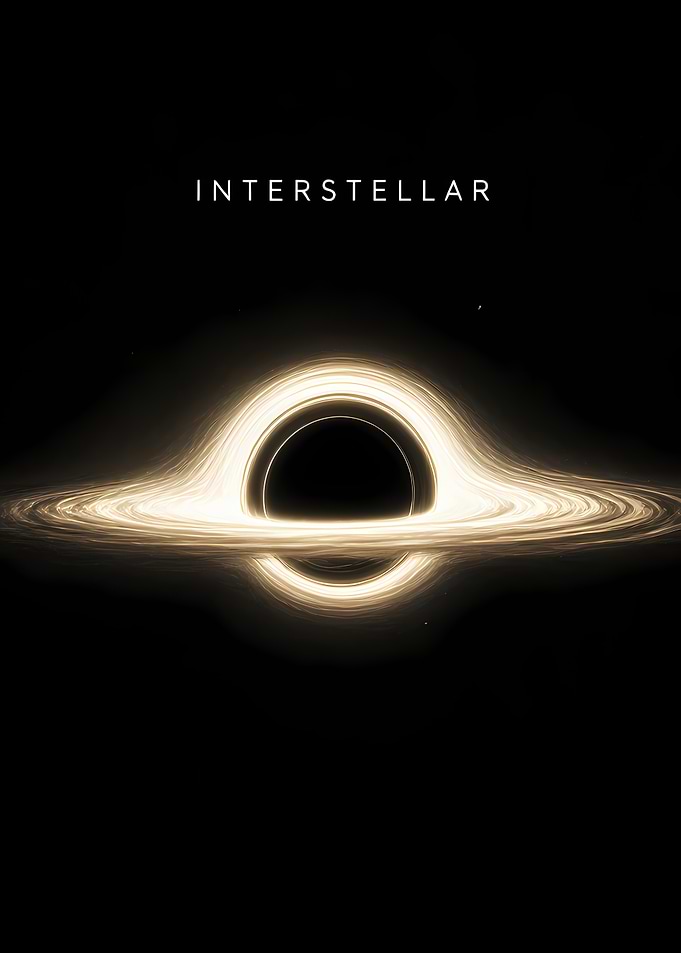 Interstellar Gargantua Black Hole Poster