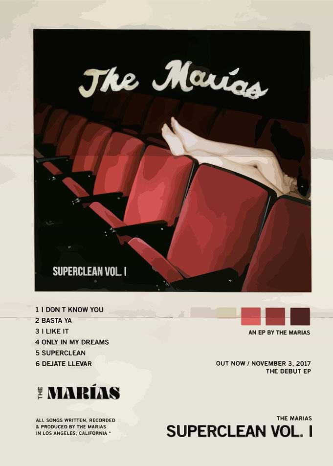 The Marías Superclean Vol. 1 Poster