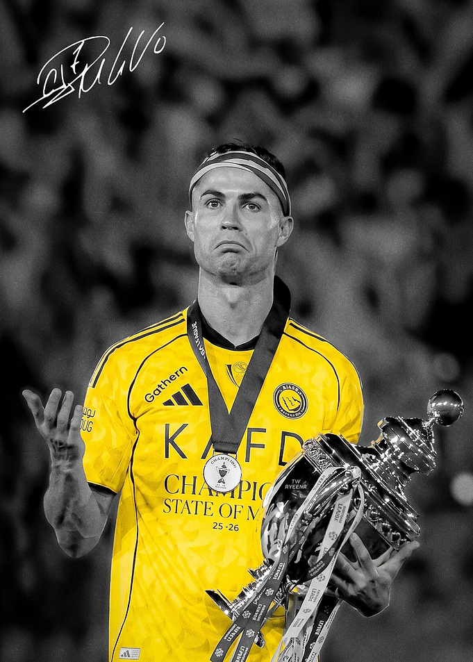 Cristiano Ronaldo Celebrating Championship Victory