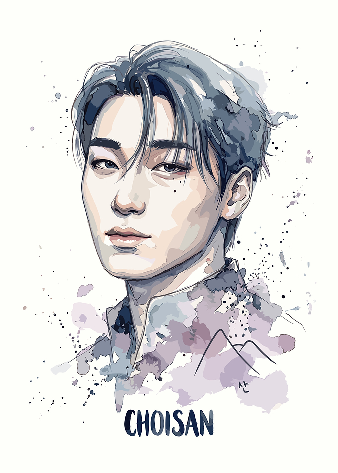 Watercolor Portrait of Choi San