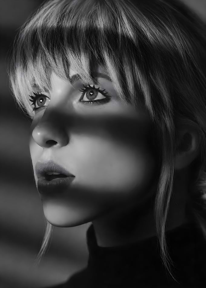 Hayley Williams Portrait with Shadow