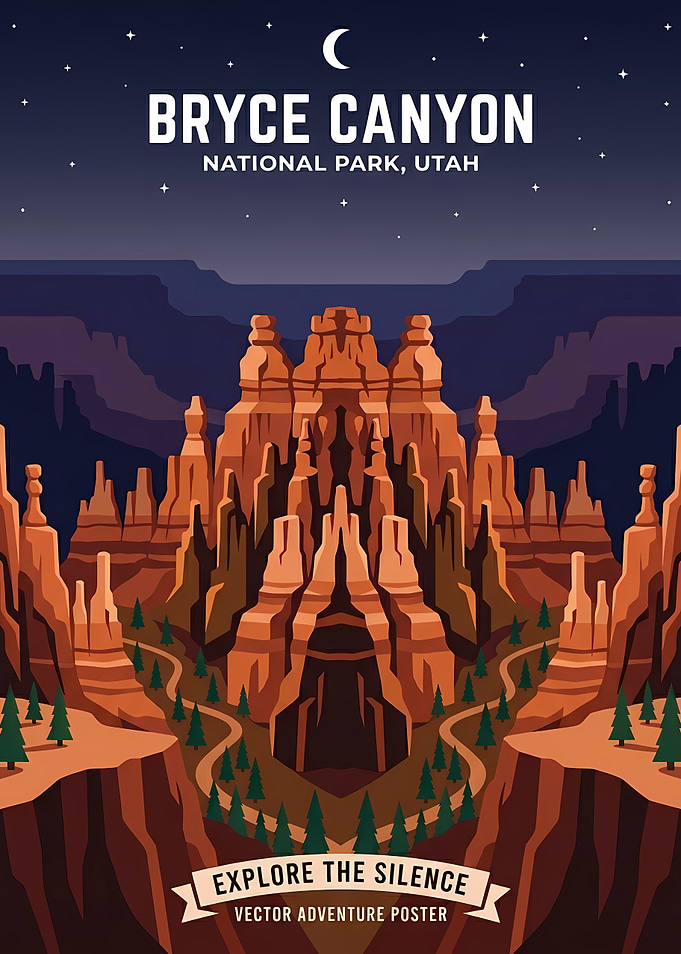 Bryce Canyon National Park Adventure Poster