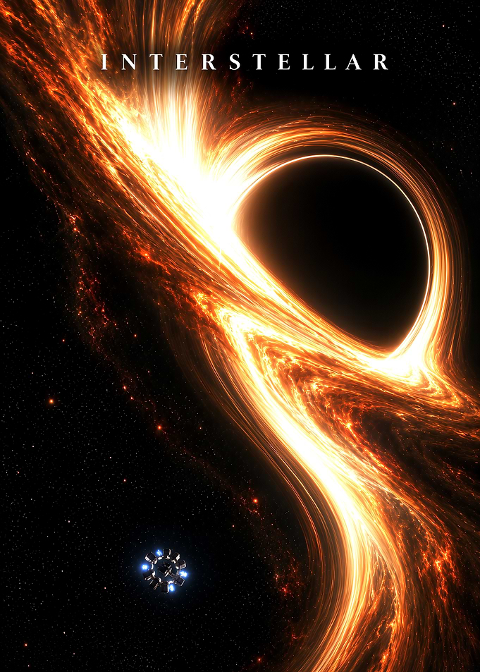 Interstellar Movie Poster Black Hole
