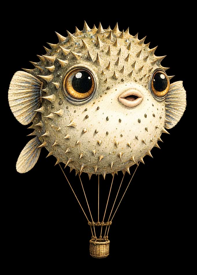Pufferfish Hot Air Balloon