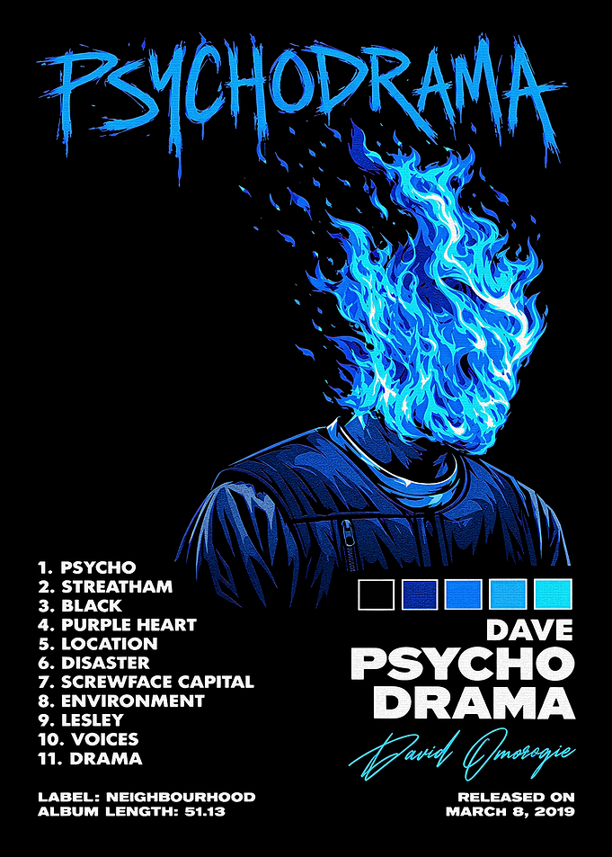 Dave Psychodrama Album Cover Art