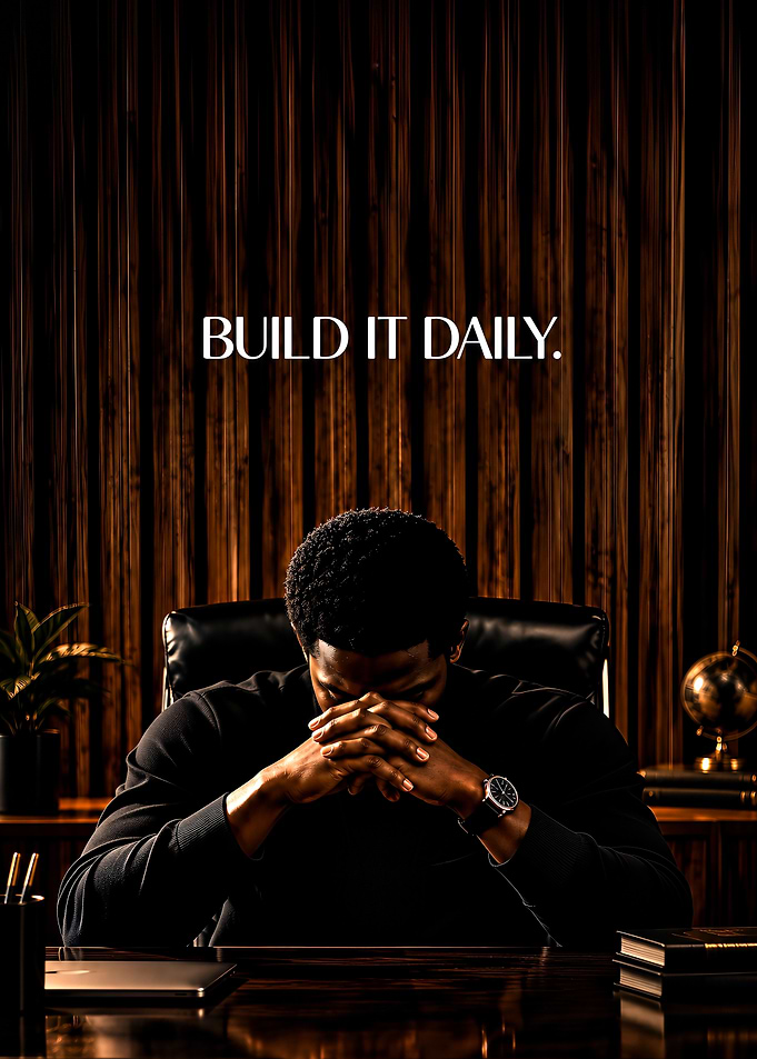 Snowfall Build It Daily Motivational Poster